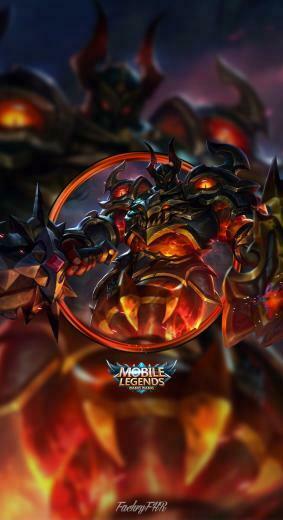 Tigreal Mobile Legend Wallpaper Ponsel Kartun Dan