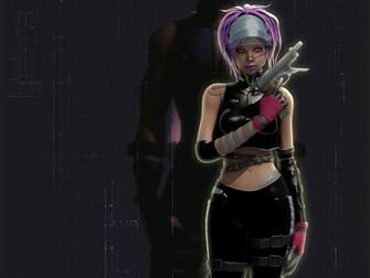 Fantasy Cyberpunk Wallpaper 3d Girls