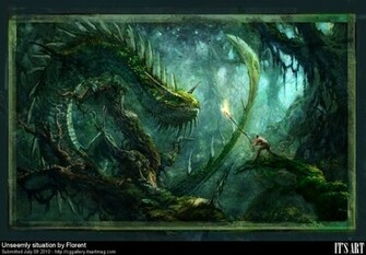 Green Dragon Wallpaper