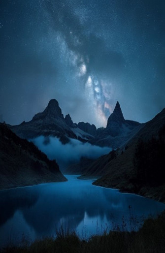 Mountain Night Wallpaper