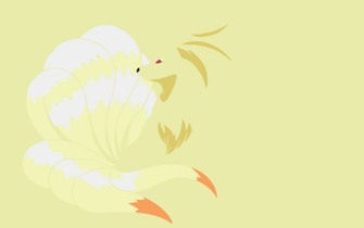 Ninetails Wallpaper Minimalist Pokewall