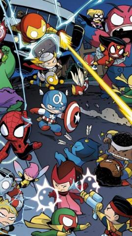 Marvel Avengers Wallpaper Cartoon iPhone