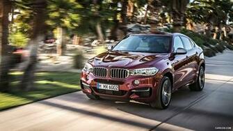 Bmw X6 M50d Flamenco Red Front HD Wallpaper