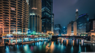Chicago Skyline HD Wallpaper