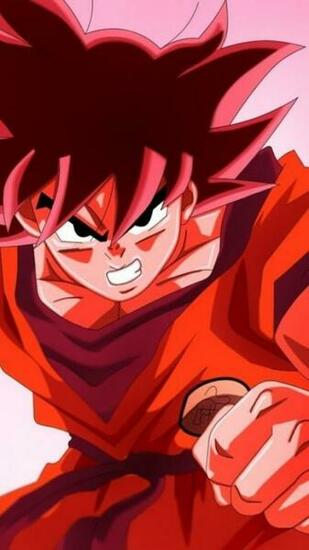 Goku Red Dragonball Z Wallpaper For Desktop And Mobiles