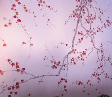 Hand Painted Wallpaper Silk China Grace