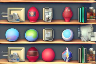Desktop Shelf Wallpaper Ai