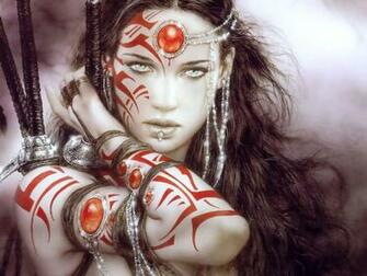 Luis Royo Fantasy Women Warrior Wallpaper