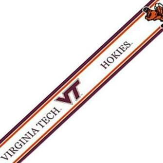 Ncaa Virginia Tech Hokies Prepasted Wallpaper Border Roll Contemporary