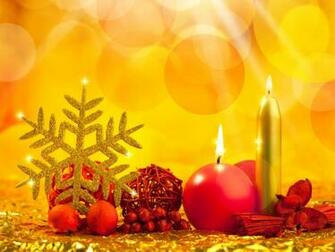 Christmas Candles Wallpaper
