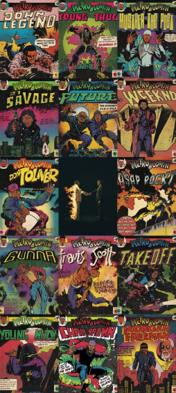 Heroes Villains Metro Boomin Wallpaper In Asap Rocky
