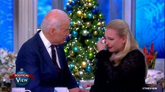 Joe Biden Consoles Meghan Mccain Cnn Video