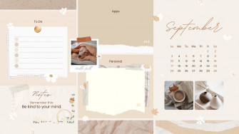 Customizable Autumn Desktop Wallpaper Templates