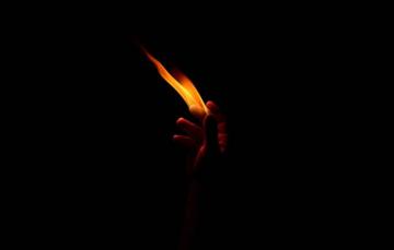 Wallpaper Background Fire Hand Image For Desktop Section