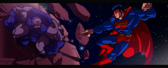 Superman V S Darkseid By Misterho