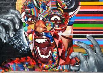 Dope Space Background Art Basel Mural By Chor Boogie
