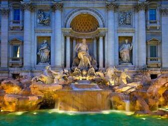 Trevi Fountain Wallpaper X Net