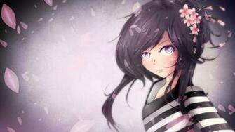 Purple Anime Girl Wallpaper In Resolution