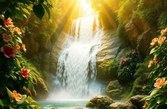 3d Animated Waterfall Wallpaper