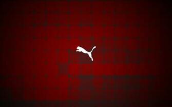 White Puma Logo Red Background HD Wallpaper Image For Your