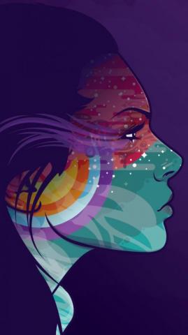 Color Girl Ideas De Fondos Pantalla Disenos Unas