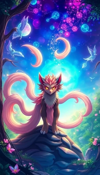 Ten Tails 4k Anime Wallpaper