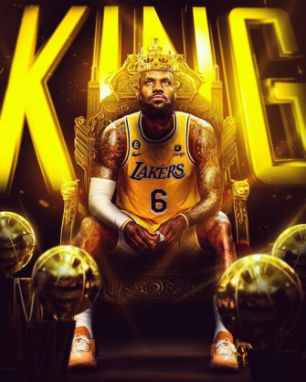 Raven On Lebron Illustration Wallpaper