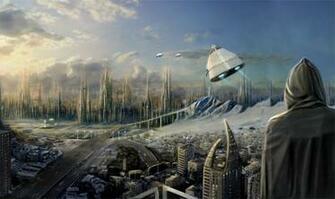 Scifi City By Gutsberserk
