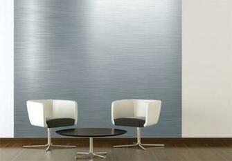 Photo Wallpaper Stainless Steel