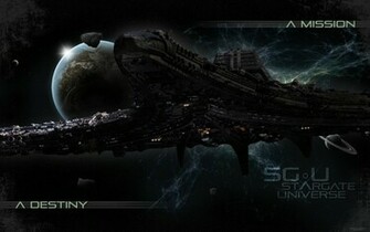 Space Wallpaper Sgu Destiny