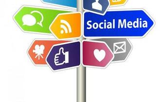 Social Media Direction Board Icons Internet Wallpaper HD