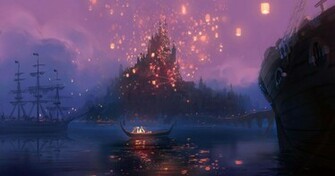 Rapunzel Castle Concept Art From Disney Tangled Wallpaper