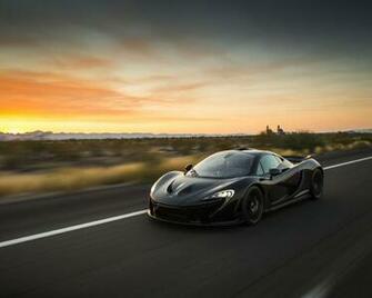 Mclaren P1 Wallpaper X Sunset Carbon Black Heat