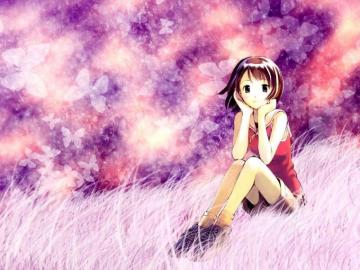 Happy Smiling Anime Girl Wallpaper Id