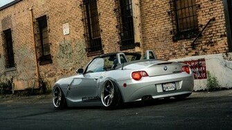 Cars Bmw Z4 Slammed Coupe Wallpaper