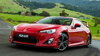 Red Toyota Sport Car Wallpaper HD