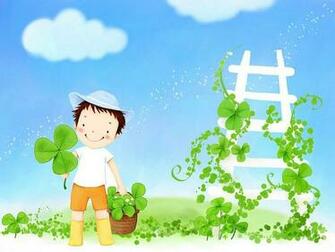 And Fun Children S Day Art Wallpaper Little Farm Boy In Summer