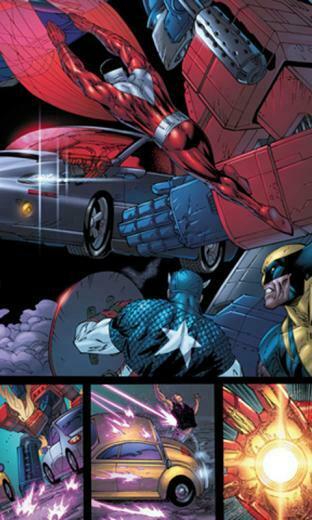 Transformers X Avengers HD Nokia Wallpaper