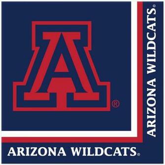 Arizona Wildcats Wallpaper Lunch Napkins