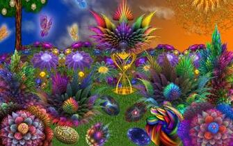 Floral Art Wallpaper Desktopwallpaper Desktop