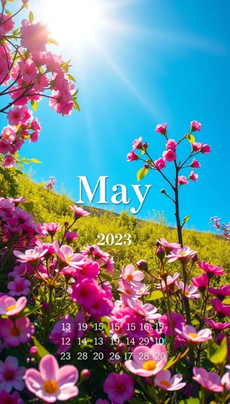 May Calendar Wallpaper
