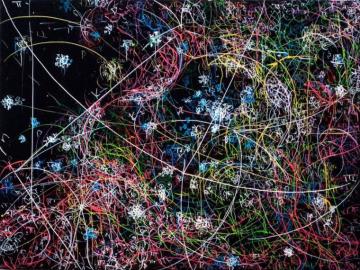 Subatomic Wallpaper Wide Abstract Painting The Long Goodbye