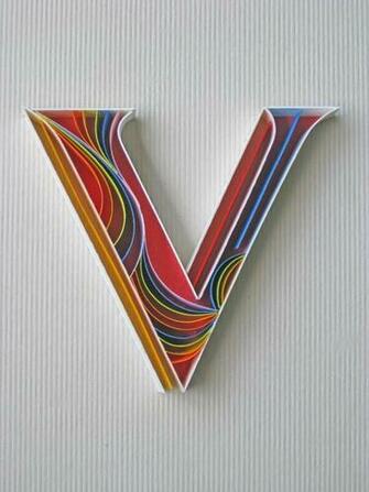 V Alphabet HD Wallpaper Image