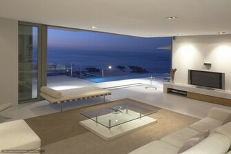 Wallpaper Apartment Luxury Penthouse Sea Desktop