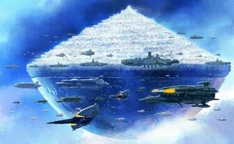 Aircraft City Fmu Space Battleship Yamato Wallpaper