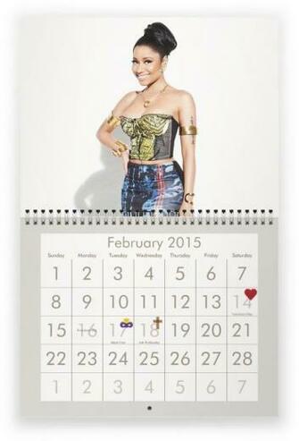Nicki Minaj Wall Calendar And