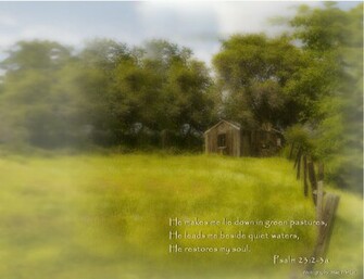 Psalm Wallpaper He Guides Papel