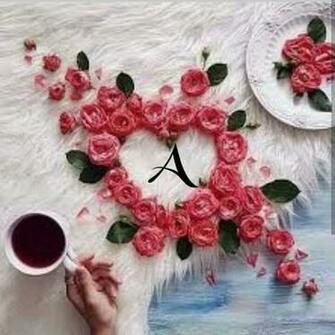 Anam Khan With Image Alphabet Letters Design