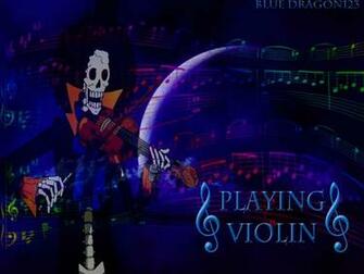 Brook Playing Violin Wallpaper One Piece Anime