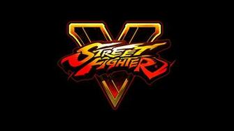 Street Fighter V Logo Computer Wallpaper Desktop Background